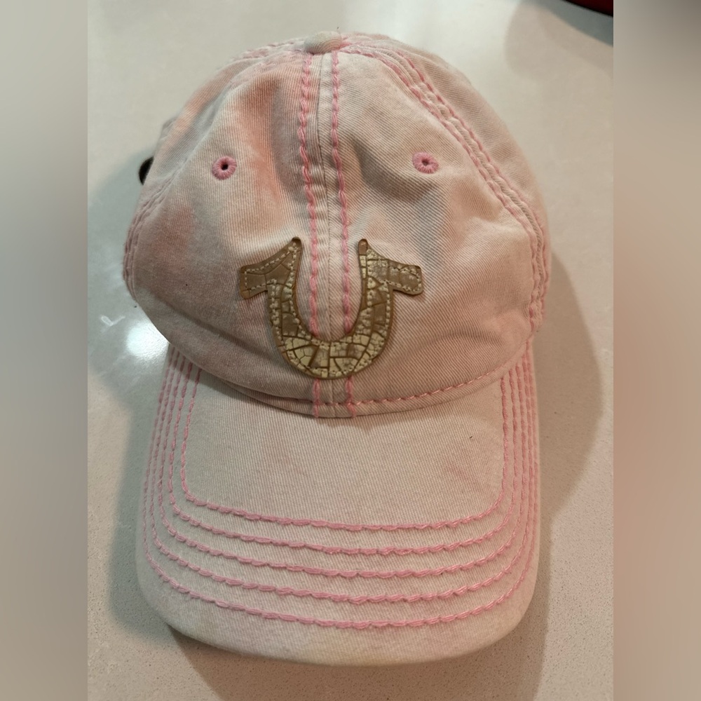 True Religion Light Pink Baseball Cap